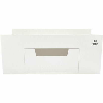 Business Source Multi-Grid Desktop Organizer - 7 Compartment(s) - 1 Drawer(s) - 3.9" Height x 8.9" Width x 4.8" DepthDesktop - Storage Drawer, Removable Drawer, Durable - White - ABS Plastic - 1 Each