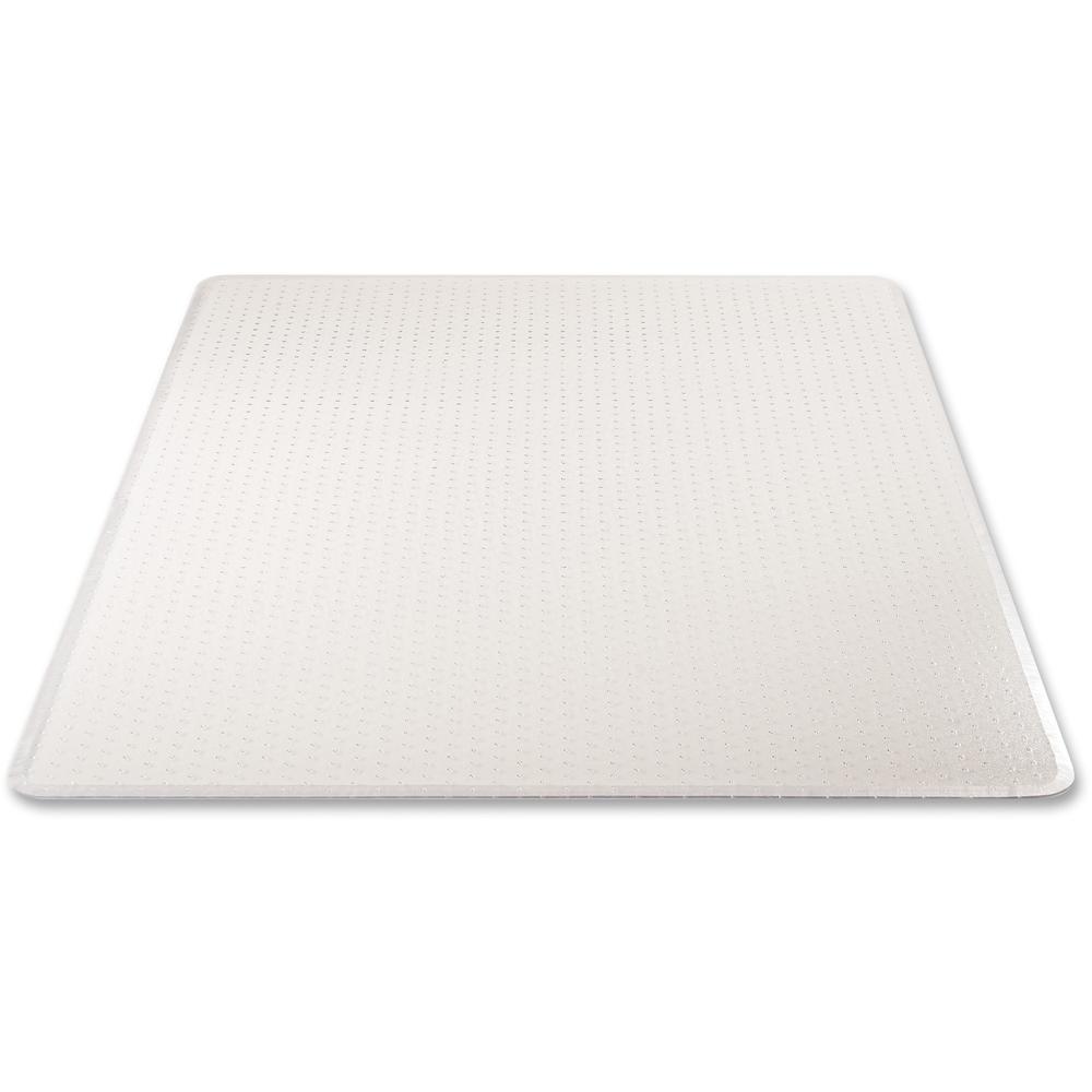 Deflecto ExecuMat for Carpet - Carpeted Floor - 60" Length x 60" Width x 0.333" Thickness - Vinyl - Clear - 1Each