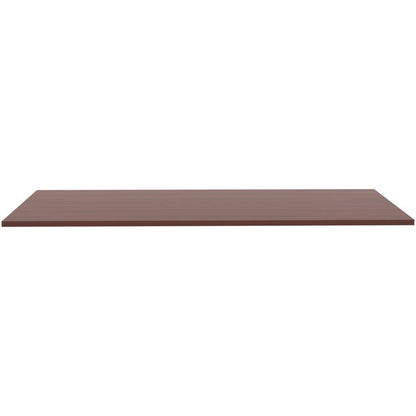 Lorell Relevance Series Tabletop - Laminated Rectangle, Mahogany Top x 72" Table Top Width x 24" Table Top Depth x 1" Table Top Thickness x 71.63" Width x 23.63" Depth - 1 Each