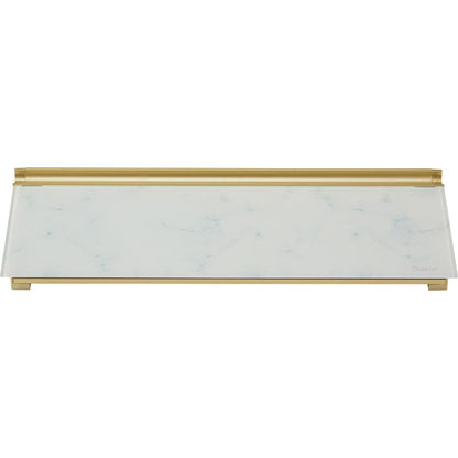 Quartet Glass Dry-Erase Desktop Computer Pad - 6" (0.5 ft) Width x 18" (1.5 ft) Height - Marble Glass Surface - Rectangle - Horizontal - Desktop - 1 Each