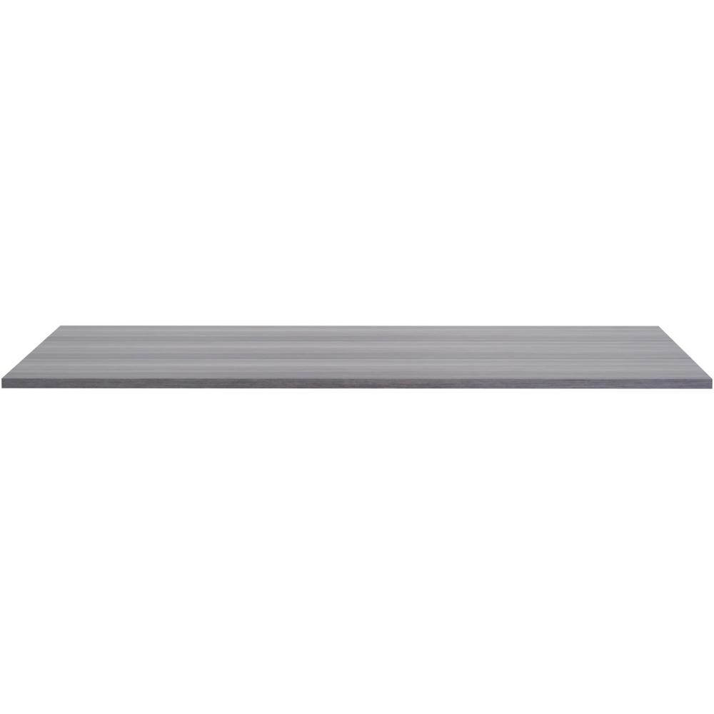Lorell Revelance Conference Rectangular Tabletop - 71.6" x 47.3" x 1" x 1" - Material: Laminate - Finish: Weathered Charcoal