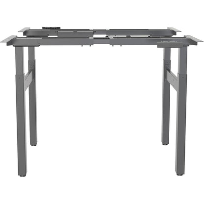 Lorell 2-Tier Sit/Stand Double Base - 220 lb Capacity - 28.30" to 46" Adjustment - 71" Height x 42.50" Width x 22" Depth - Assembly Required - 1 Each