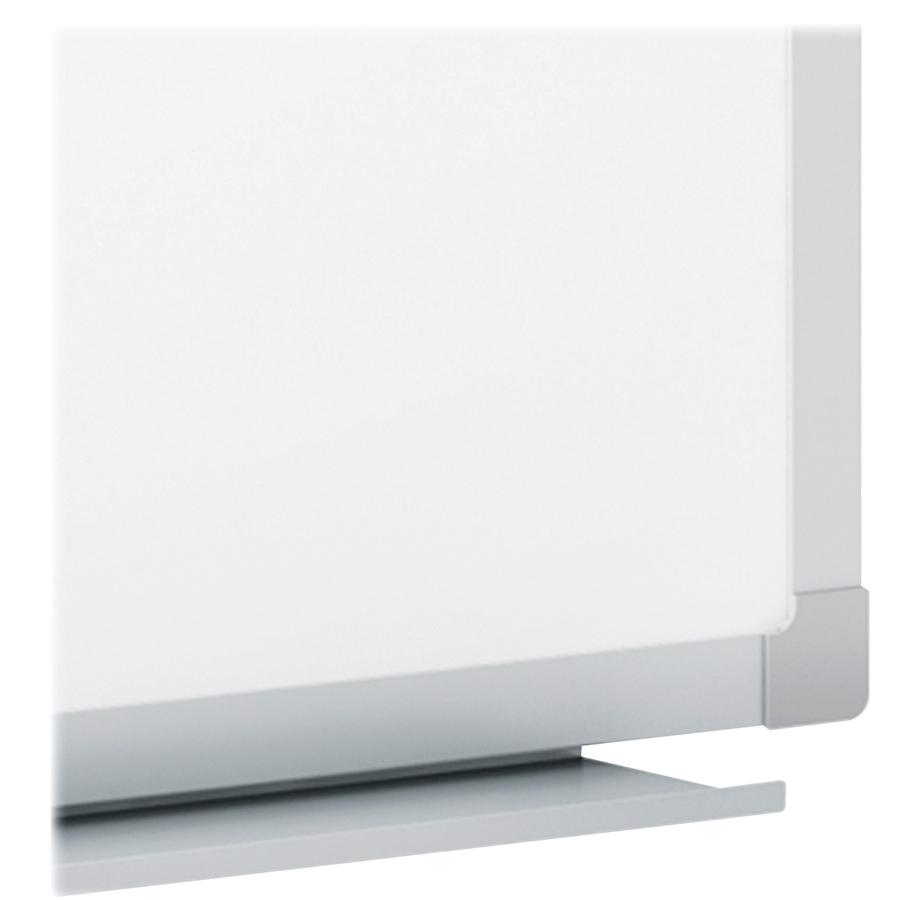 Mead Basic Dry-Erase Board - 72.6" (6.1 ft) Width x 48.6" (4.1 ft) Height - White Melamine Surface - Silver Aluminum Frame - Durable, Marker Tray - 1 Each