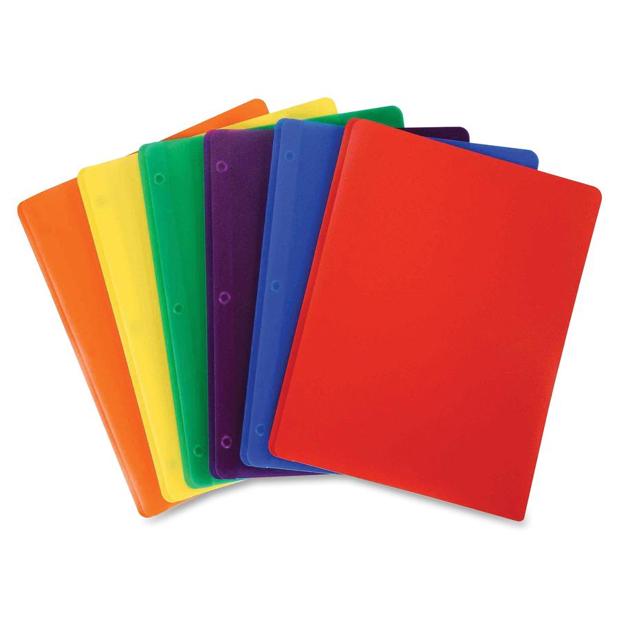 Business Source Letter Portfolio - 8 1/2" x 11" - 30 Sheet Capacity - 2 Pocket(s) - Green - 1 Each