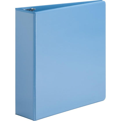 Business Source Round-ring View Binder - 3" Binder Capacity - Letter - 8 1/2" x 11" Sheet Size - 625 Sheet Capacity - Round Ring Fastener(s) - 2 Internal Pocket(s) - Polypropylene, Chipboard, Board -