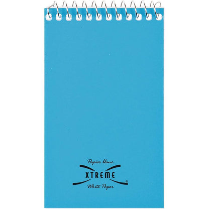 Rediform Wirebound Memo Notebooks - 60 Sheets - Wire Bound - 3" x 5" - White Paper - Assorted Cover - 1 Each