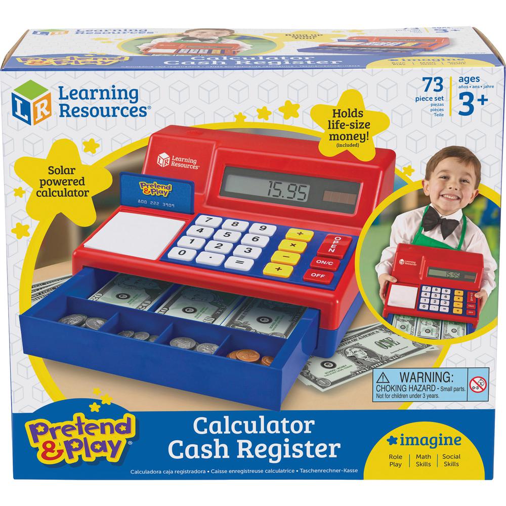 Pretend & Play Pretend Calculator/Cash Register - Theme/Subject: Learning - Skill Learning: Imagination, Money, Mathematics - 3-8 Year