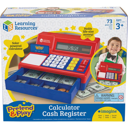 Pretend & Play Pretend Calculator/Cash Register - Theme/Subject: Learning - Skill Learning: Imagination, Money, Mathematics - 3-8 Year