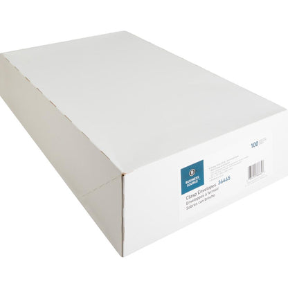 Business Source Heavy-duty Clasp Envelopes - Clasp - #97 - 10" Width x 13" Length - 28 lb - Clasp - Kraft - 100 / Box - Kraft