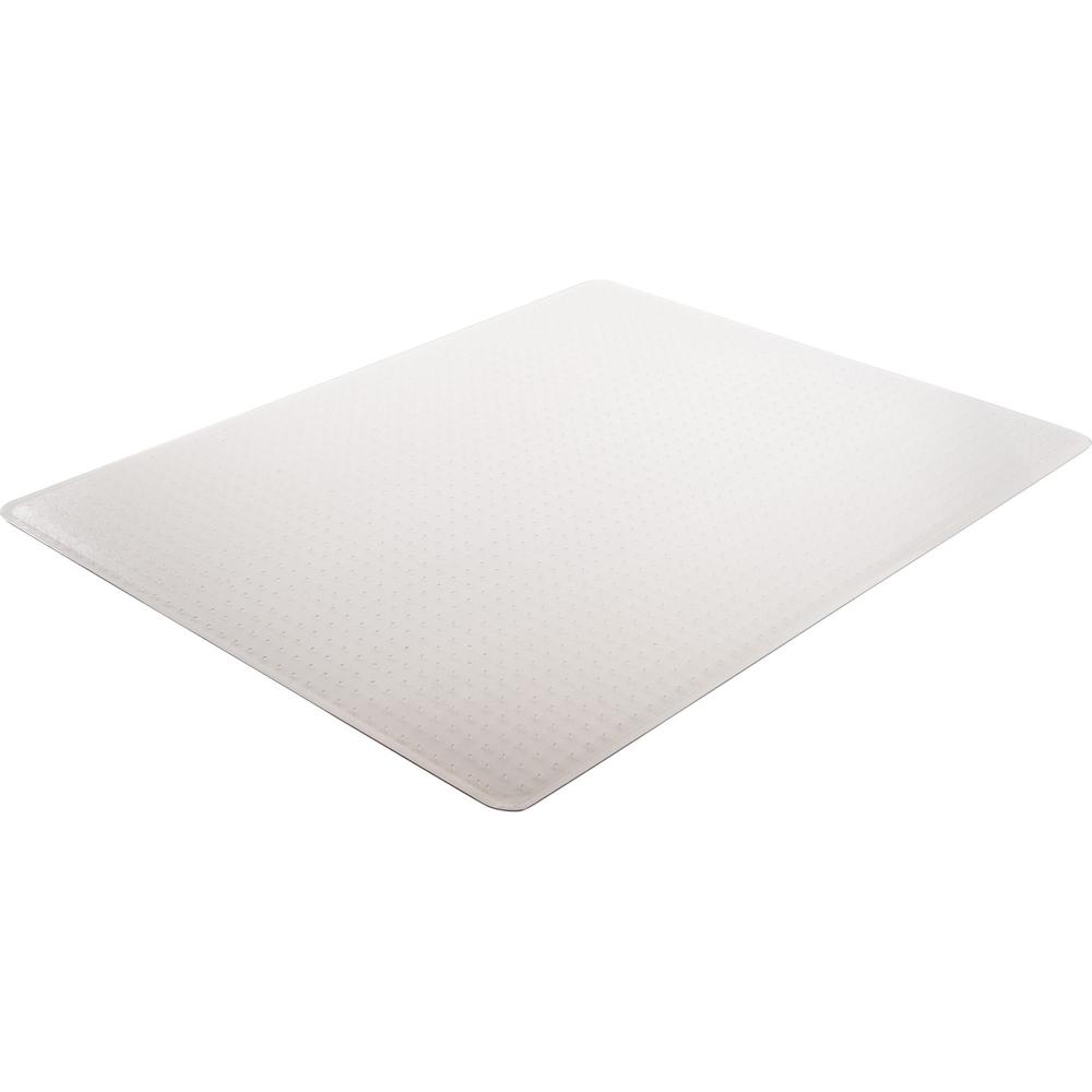 Deflecto ExecuMat for Carpet - Carpeted Floor - 60" Length x 60" Width x 0.333" Thickness - Vinyl - Clear - 1Each