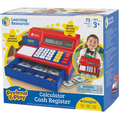 Pretend & Play Pretend Calculator/Cash Register - Theme/Subject: Learning - Skill Learning: Imagination, Money, Mathematics - 3-8 Year