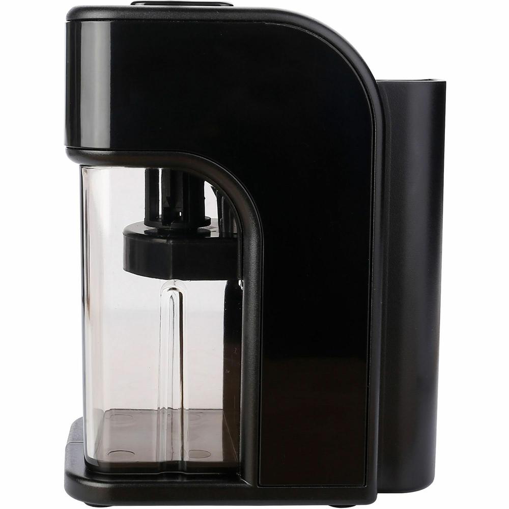 Business Source Electric Pencil Sharpener - Helical - AC Adapter, DC Adapter Powered - Black - 1 Each