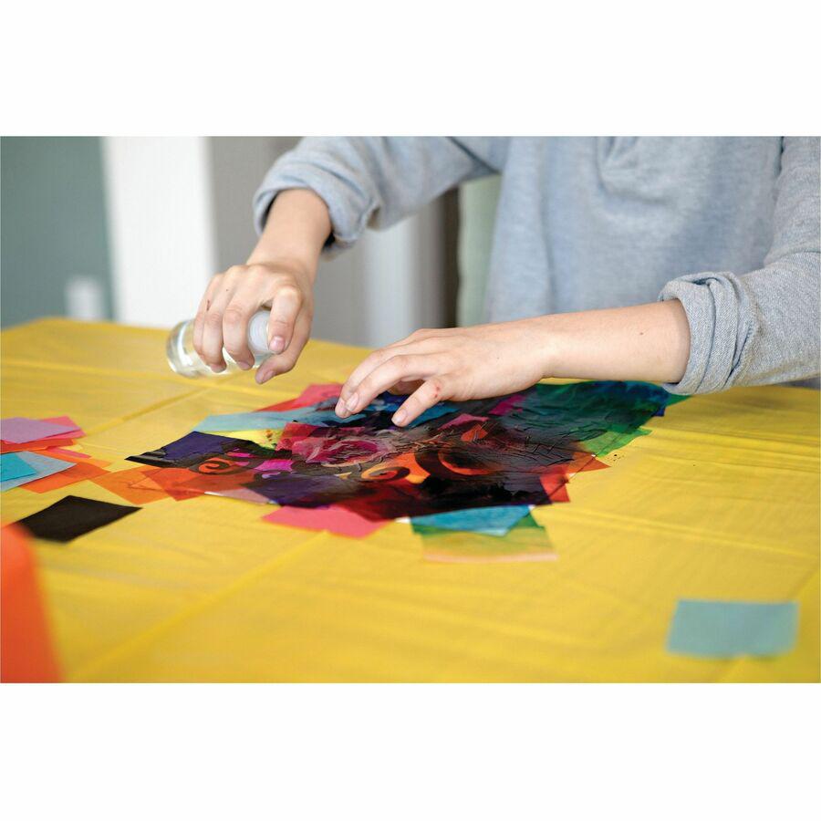 Spectra Art Tissue Deluxe Bleeding Art Tissue - Art Project, Craft Project - 18"Height x 12"Width x 0.10"Length - 100 / Pack - Assorted