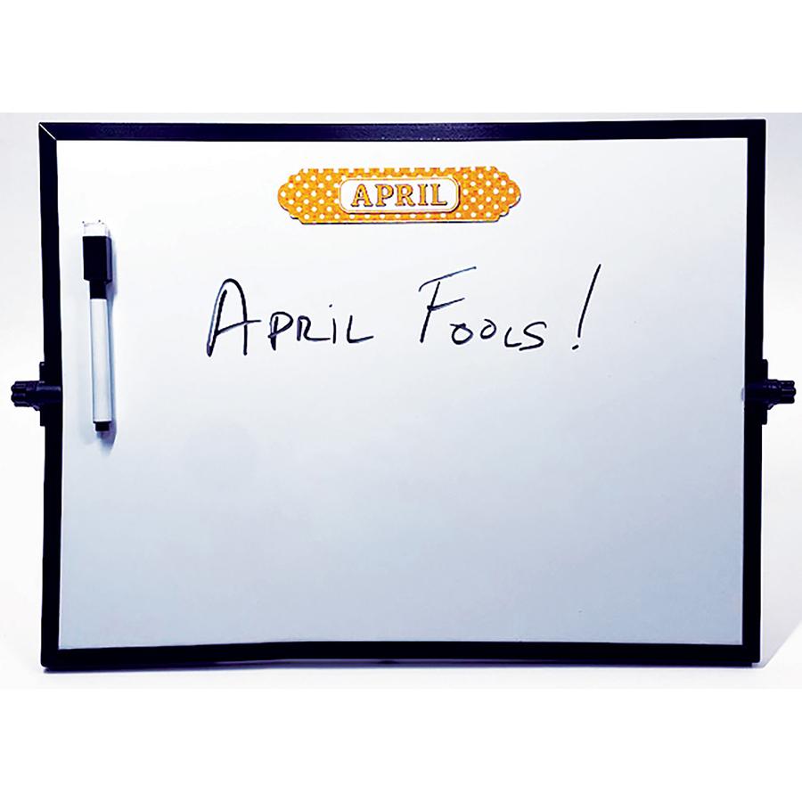 Ashley Magnetic Chalkboard Calendar Months - 12 - Write on/Wipe off - 1 Each - Multicolor