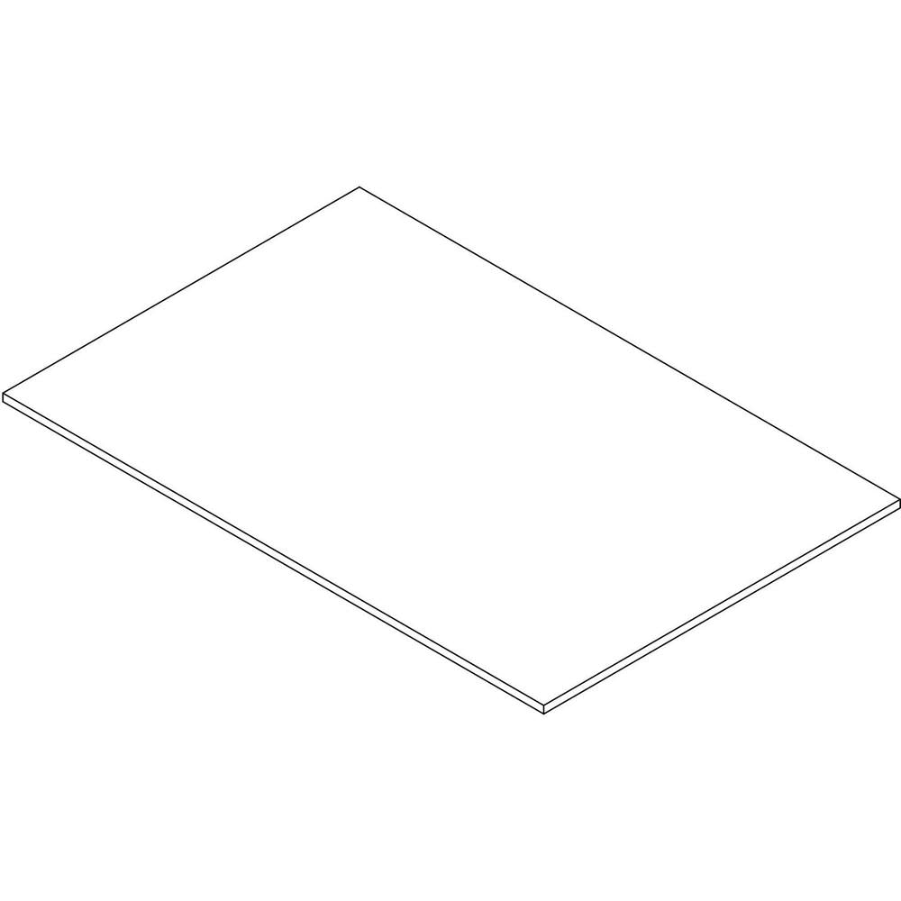 Lorell Revelance Conference Rectangular Tabletop - 71.6" x 47.3" x 1" x 1" - Material: Laminate - Finish: Weathered Charcoal
