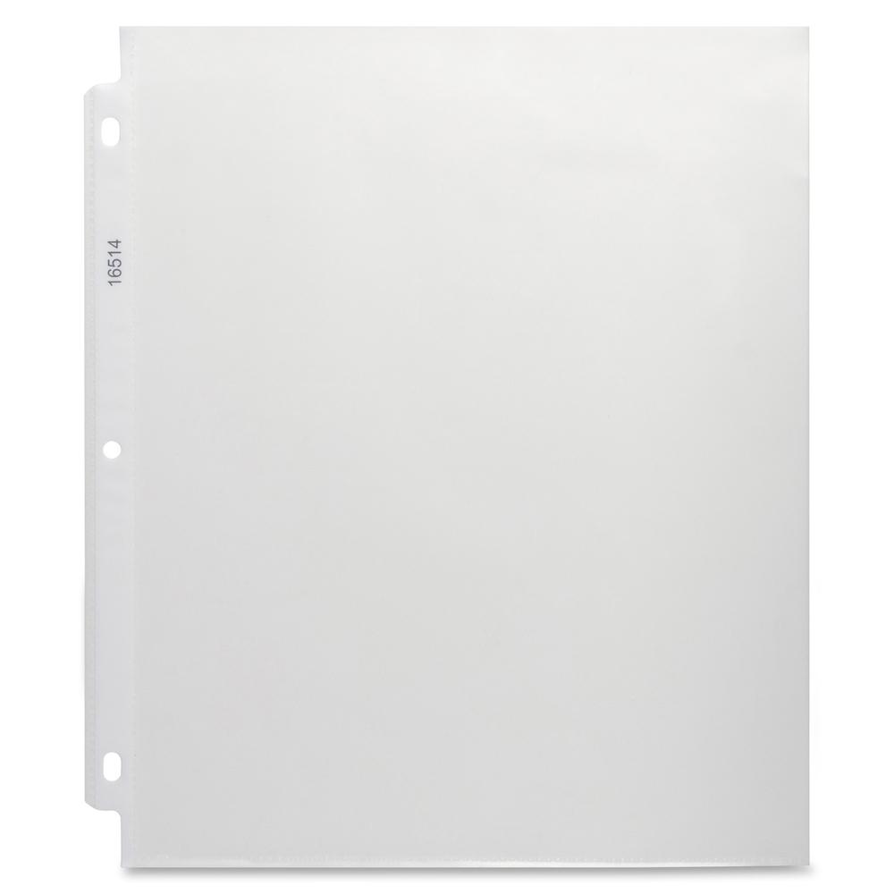 Business Source Nonglare Top-loading Sheet Protectors - 11" Height x 9" Width - 3.3 mil Thickness - For Letter 8 1/2" x 11" Sheet - Rectangular - Non-glare - Polypropylene - 50 / Box
