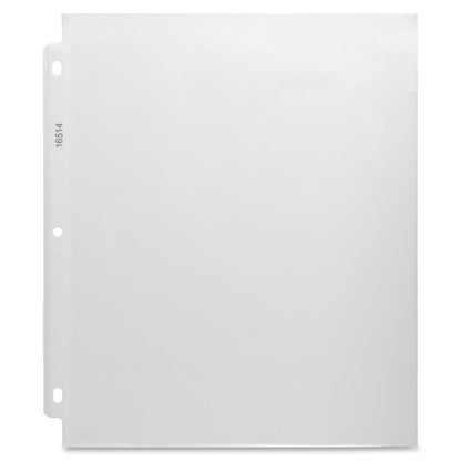 Business Source Nonglare Top-loading Sheet Protectors - 11" Height x 9" Width - 3.3 mil Thickness - For Letter 8 1/2" x 11" Sheet - Rectangular - Non-glare - Polypropylene - 50 / Box
