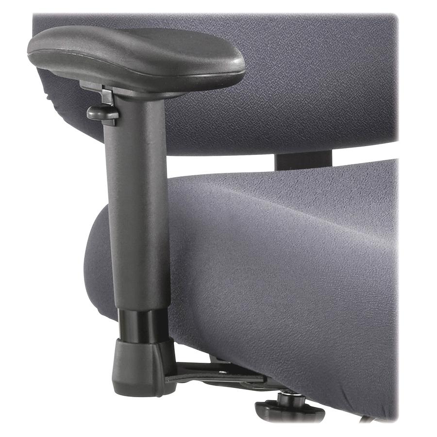 Safco Optimus Big and Tall Chair Arm Kit - Black - Nylon - 2 / Pair
