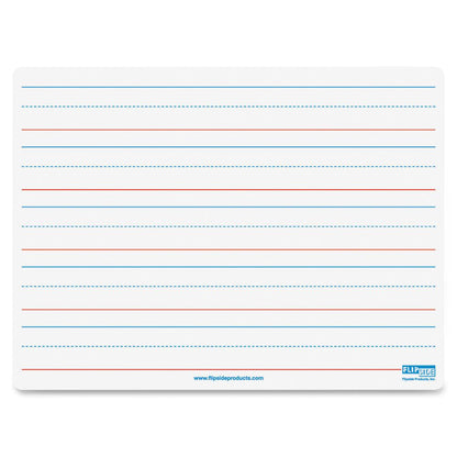Flipside Double-sided Magnetic Dry Erase Board - 9" (0.8 ft) Width x 12" (1 ft) Height - White Surface - Rectangle - Magnetic - 1 Each
