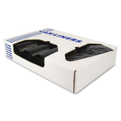 Heritage Dispenser Box Low-density Dark Liners - 60 gal Capacity - 38" Width x 58" Length - 1.20 mil (30 Micron) Thickness - Low Density - Black - Resin - 100/Carton - Recycled
