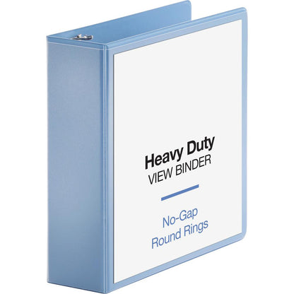 Business Source Round-ring View Binder - 3" Binder Capacity - Letter - 8 1/2" x 11" Sheet Size - 625 Sheet Capacity - Round Ring Fastener(s) - 2 Internal Pocket(s) - Polypropylene, Chipboard, Board -