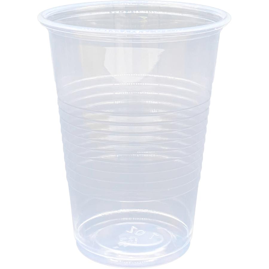 Genuine Joe 7 oz Transparent Beverage Cups - 100 / Pack - 25 / Carton - Clear - Plastic - Beverage, Cold Drink