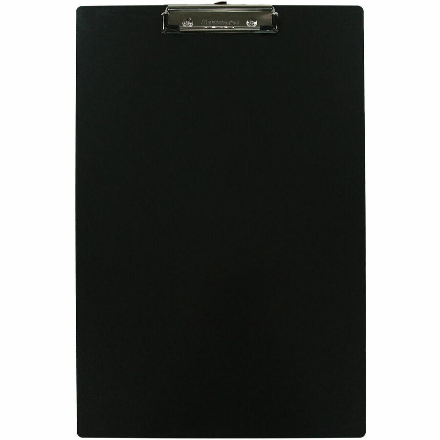 Saunders Aluminum Tabloid Clipboard - Storage for Paper - 11" x 17" - Aluminum - Black - 1 Each