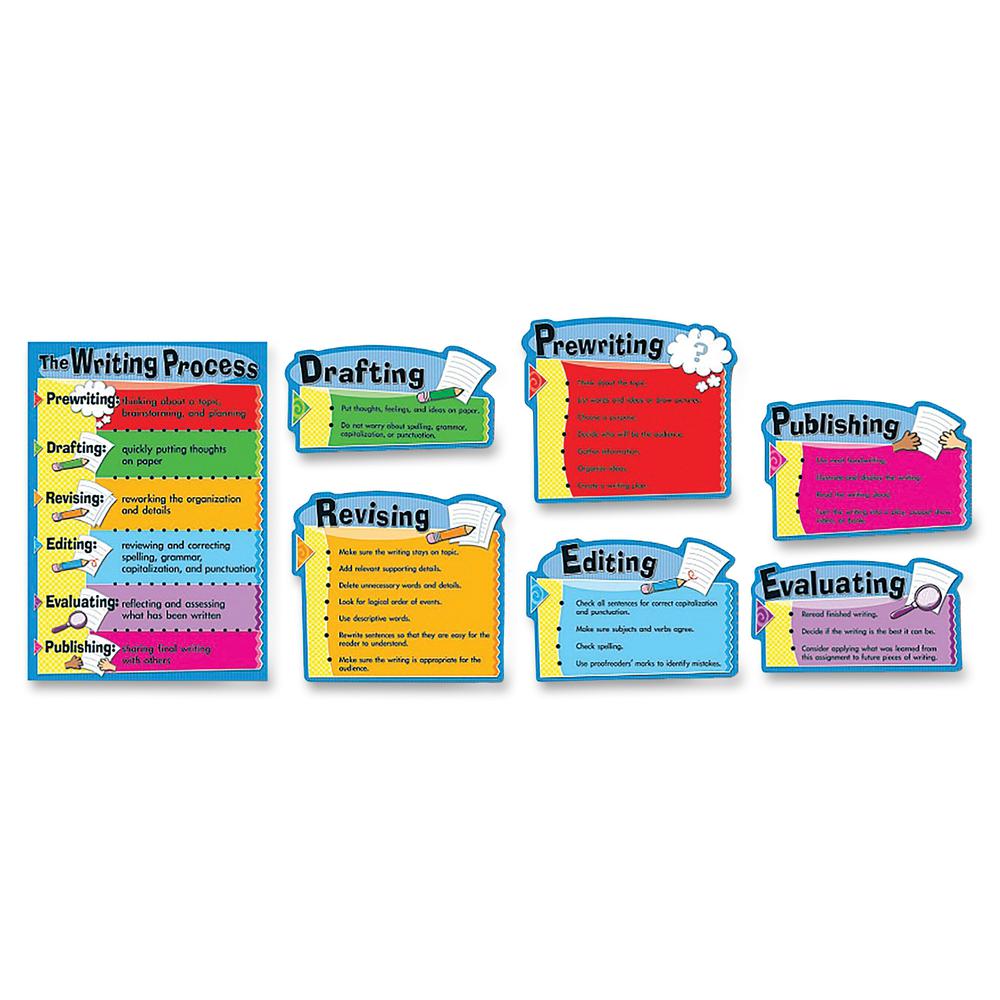 Carson Dellosa Education Grade 3-8 The Writing Process Bulletin Board Set