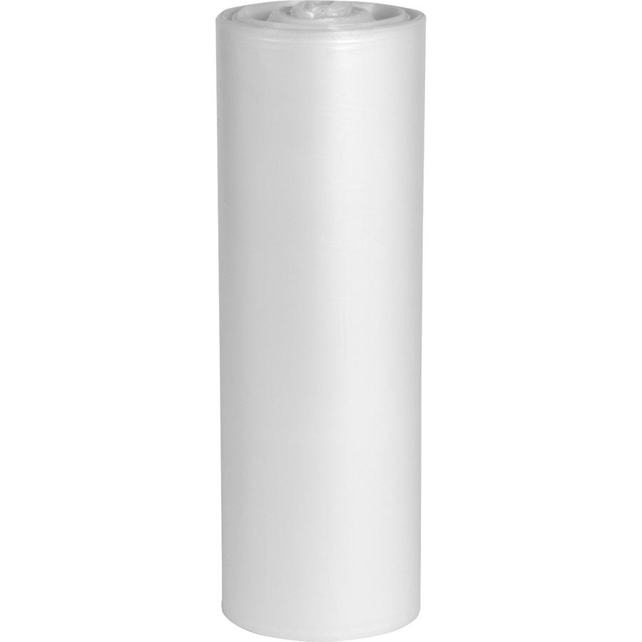 Genuine Joe Heavy-duty Trash Can Liners - 55 gal Capacity - 39" Width x 58" Length - 2.50 mil (63 Micron) Thickness - Clear - 50/Carton - Waste Disposal, Debris, Office Waste, Food Waste