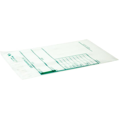 Quality Park Cash Transmittal Bags with Redi-Strip - 6" Width x 9" Length - White - 100/Pack - Transporting
