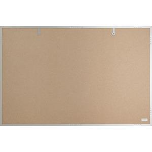 Lorell Bulletin Board - 18" Height x 24" Width - Cork Surface - Long Lasting, Warp Resistant - Silver Aluminum Frame - 1 Each