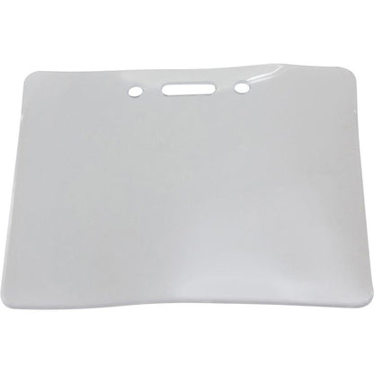 SICURIX Proximity Badge Holder - Support 3.50" x 2.37" Media - Horizontal - Vinyl - 50 / Pack - Clear