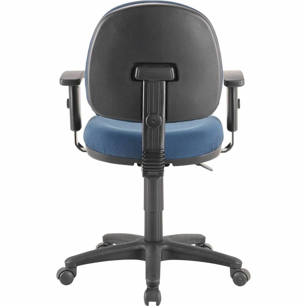 Lorell Millenia Series Pneumatic Adjustable Task Chair - Blue Seat - 1 Each