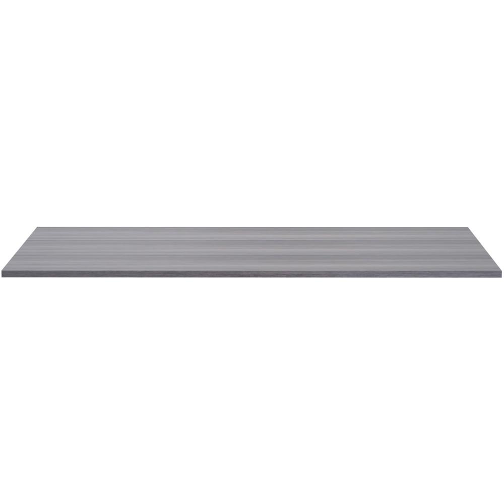 Lorell Revelance Conference Rectangular Tabletop - 71.6" x 47.3" x 1" x 1" - Material: Laminate - Finish: Weathered Charcoal