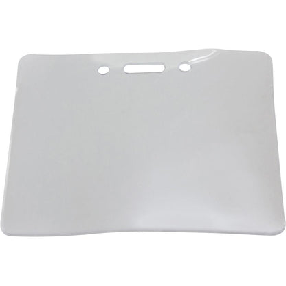 SICURIX Proximity Badge Holder - Support 3.50" x 2.37" Media - Horizontal - Vinyl - 50 / Pack - Clear