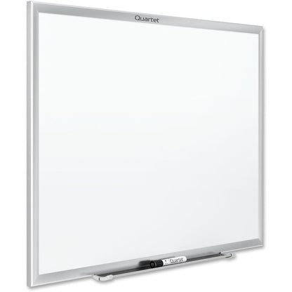 Quartet Classic Whiteboard - 36" (3 ft) Width x 24" (2 ft) Height - White Melamine Surface - Silver Aluminum Frame - Horizontal/Vertical - 1 Each