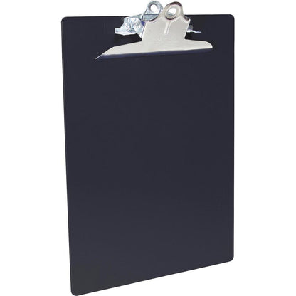 Saunders Recycled Plastic Clipboards - 1" Clip Capacity - 8 1/2" x 11" - Plastic - Black - 1 Each