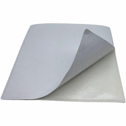 Compucessory Self-Adhesive Poly CD/DVD Holders - 1 x CD/DVD Capacity - White - Polypropylene - 50 / Pack