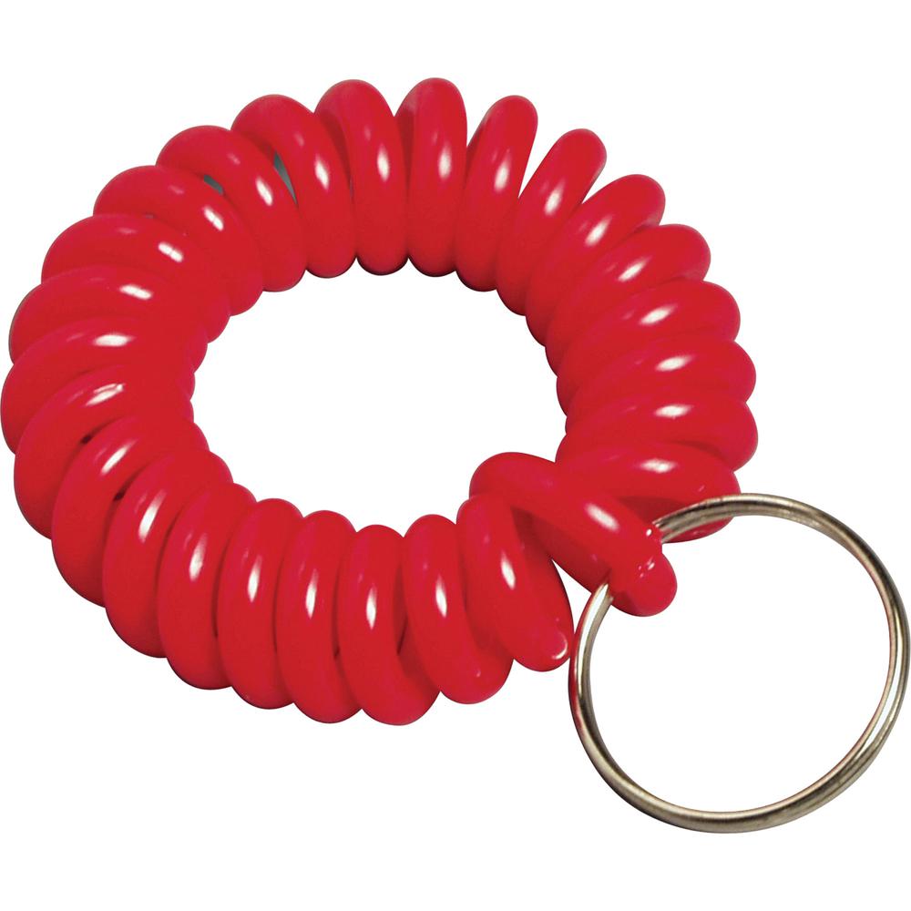 Baumgartens Plastic Wrist Coil Key Chains - 1 Each - Assorted