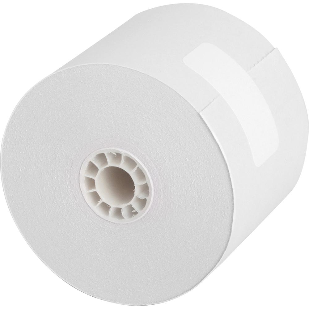 Business Source 150' Adding Machine Rolls - 2 1/4" x 150 ft - 12 / Pack - Sustainable Forestry Initiative (SFI) - Lint-free - White