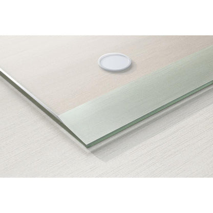 Lorell Desk Pad - Rectangular - 36" Width - Rubber - Clear