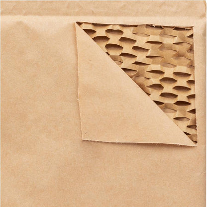 Duck Brand Flourish Honeycomb Recyclable Mailers - Mailing/Shipping - 8 4/5" Width x 10 45/64" Length - Seal - 1 Each - Brown