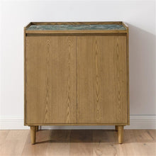 Novato Bar Cabinet with Sintered Stone Inlay Top