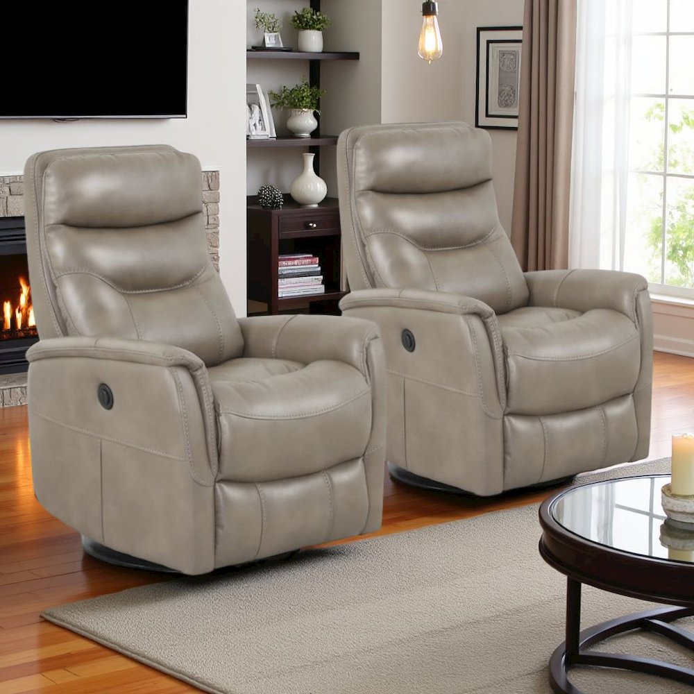 Linen Recliner Nursery Glider Set – Elegant Boucle Chairs for Comfort