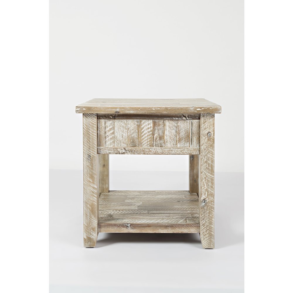 End Table - Washed Grey