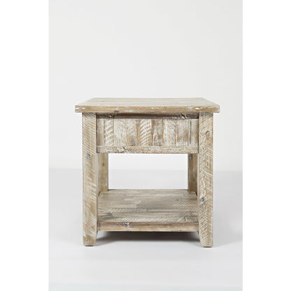 End Table - Washed Grey