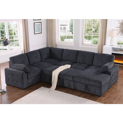 Nyhan Upholstered Corner Sectional Sofa Couch