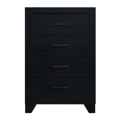 5 Drawer Chest of Drawers with Dovetail Drawers, Modern Dresser for Bedroom