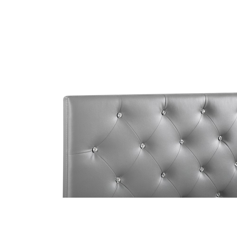 Glory Furniture Super Nova Full Headboard in Light Grey Color