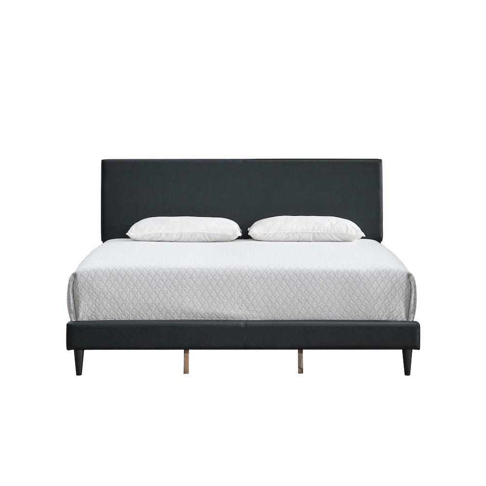 Baron King Size Platform Bed, Black